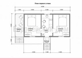 Casa ad un piano 9,5h4 risolvere il problema della porzione ristretta