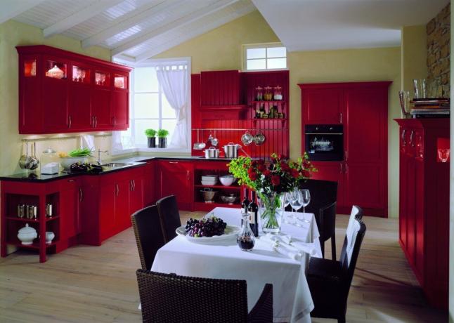 Cucina in colori rosso. Fonte delle foto: 4studios.ru