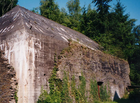 Le rovine del bunker, nella residenza "Adlerhorst"