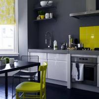 6 fresco e combinazioni di colori eleganti di mobili da cucina, parete e pavimento per la vostra cucina.