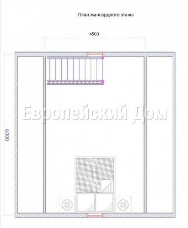 Disposizione del secondo piano. Fonte delle foto: dom-bt.com