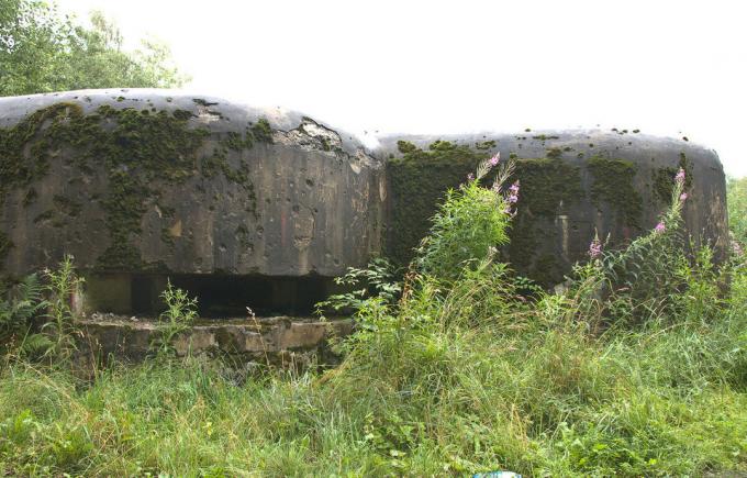 Machine-gun bunker Kaur. Foto dal servizio "Yandex Pictures".