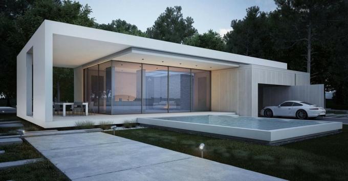 La casa in stile minimalismo