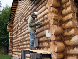 Problemi dopo la costruzione di una casa di tronchi