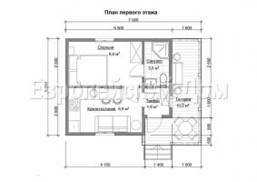 Casa comoda e compatta 5x7 esattamente come voi e la vostra famiglia