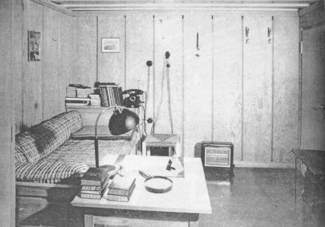 camera da letto di Hitler nel residence "Felsennest"