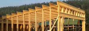 Come è la lunghezza del soffitto in legno travi