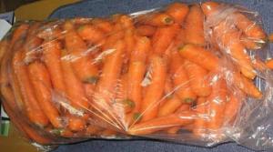 Come mantenere le carote in un sacchetto di plastica fino al prossimo raccolto.