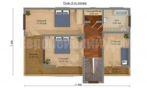 Casa moderna con 4 camere da letto: è possibile ottenere comfort e un sacco di luce